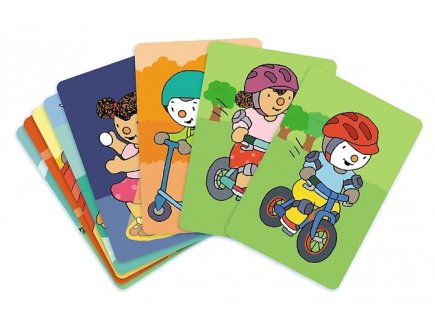 Mon jeu de mistigri t'choupi et lalou - jeu de paires - Nathan - 31015 - cartes enfant