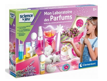 MON LABORATOIRE DES PARFUMS -  LABO SCIENCE & JEU - CLEMENTONI - 52278 - COSMETIQUES