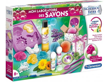 MON LABORATOIRE DES SAVONS - SCIENCE & JEU - CLEMENTONI - 52277 - COSMETIQUES