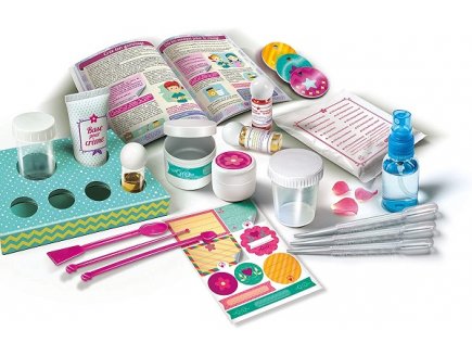 Mon premier coffret beaute -  labo science & jeu - Clementoni - 52348 - cosmetiques