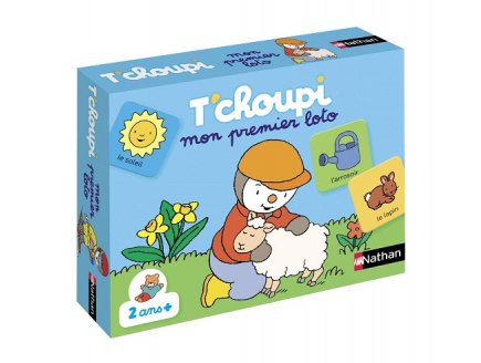 MON PREMIER LOTO T'CHOUPI ANIMAUX ET OBJETS - NATHAN - 31000 - JEU EDUCATIF