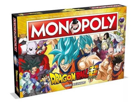 MONOPOLY DRAGON BALL SUPER SURVIE DE L'UNIVERS - WINNING MOVES - 0250 - JEU DE SOCIETE PLATEAU