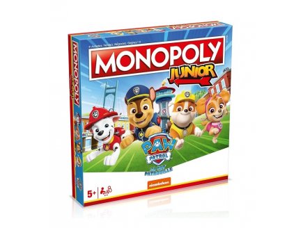 MONOPOLY JUNIOR PAT PATROUILLE 5 ANS - WINNING MOVES - JEU DE SOCIETE ENFANT, ARGENT