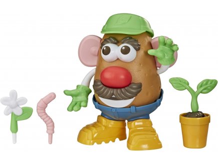 MONSIEUR PATATE VERT NOUVELLE VERSION ECOLOGIQUE - JEU DE CONSTRUCTION MR.POTATO 15 PIECES - HASBRO - F1053