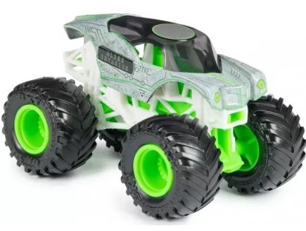 Monster jam alien invasion - vehicule miniature metal gris et noir - echelle 1:64 - Spin master