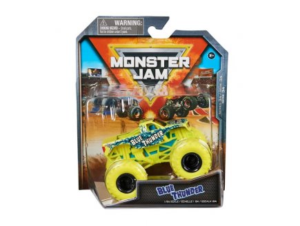 MONSTER JAM BLUE THUNDER 1/64 SERIE 34 - VEHICULE MINIATURE METAL - SPIN MASTER