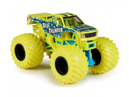 Monster jam blue thunder 1/64 serie 34 - vehicule miniature metal - Spin master