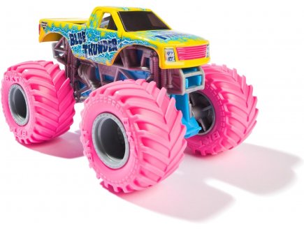 Monster jam blue thunder 1/64 serie 40 - vehicule miniature metal - Spin master