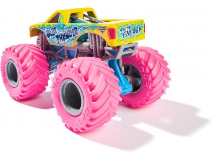 Monster jam blue thunder 1/64 serie 40 - vehicule miniature metal - Spin master