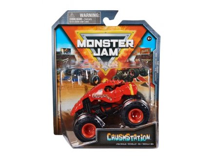 MONSTER JAM CRUSHSTATION 1/64 SERIE 34 - VEHICULE MINIATURE METAL - SPIN MASTER