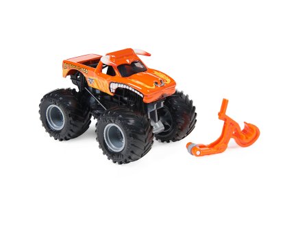 Monster jam el toro loco - vehicule miniature metal orange et jaune - Spin master