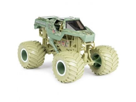 Monster jam geant : soldier fortune - voiture verte - vehicule echelle 1:24 - Spin master - 20143044