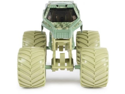 Monster jam geant : soldier fortune - voiture verte - vehicule echelle 1:24 - Spin master - 20143044