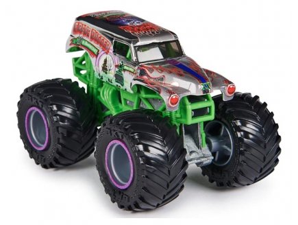 Monster jam grave digger 1/64 serie 34 - vehicule miniature metal - Spin master