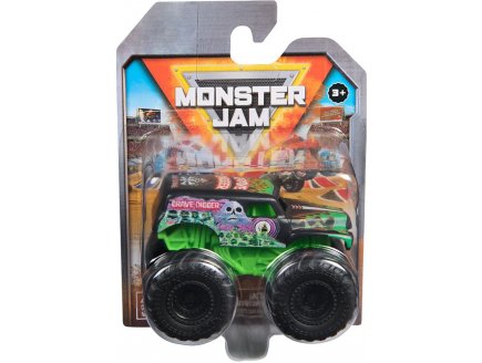 Monster Jam Grave Digger - V�hicule Miniature Noir - Echelle 1.72 - Spin Master