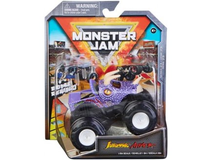 MONSTER JAM JURASSIC ATTACK - VEHICULE MINIATURE METAL VIOLET - SPIN MASTER