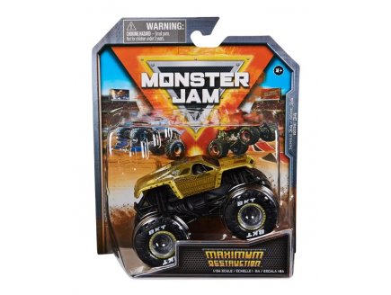 MONSTER JAM MAXIMUM DESTRUCTION 1/64 SERIE 34 - VEHICULE MINIATURE METAL - SPIN MASTER