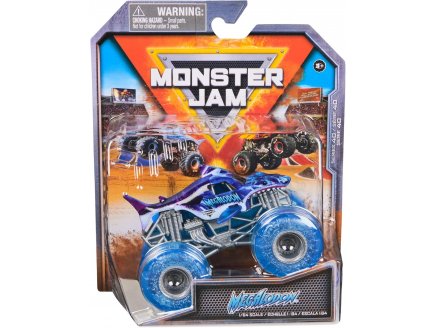 MONSTER JAM MEGALODON 1/64 SERIE 40 - VEHICULE MINIATURE METAL - SPIN MASTER