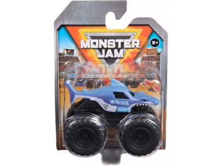 Monster Jam M�galodon - V�hicule Miniature Bleu - Echelle 1.72 - Spin Master