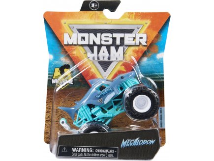 MONSTER JAM MEGALODON - VEHICULE MINIATURE METAL BLEUE - SPIN MASTER