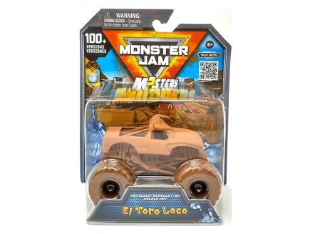 MONSTER JAM MYSTERY MUDDERS EL TORO LOCO - VEHICULE MINIATURE METAL EXCLUSIF - SPIN MASTER