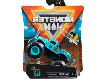 MONSTER JAM WHIPLASH - VEHICULE MINIATURE METAL BLEUE - SPIN MASTER