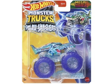 Monster Trucks Hot Wheels Mega-Wrex - Série Power Smashers - Véhicule Métal Échelle 1:64 - Mattel - HYJ22