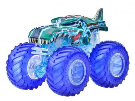 Monster Trucks Hot Wheels Mega-Wrex - Série Power Smashers - Véhicule Métal Échelle 1:64 - Mattel - HYJ22