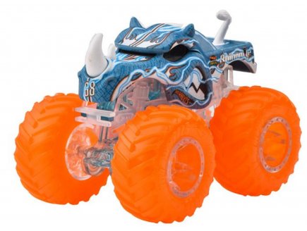 Monster Trucks Hot Wheels Rhinomite - S�rie Power Smashers - V�hicule M�tal �chelle 1:64 - Mattel - HYJ26