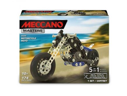 Moto 5 modèles - Meccano Masters - 25205 - Jeu construction véhicule