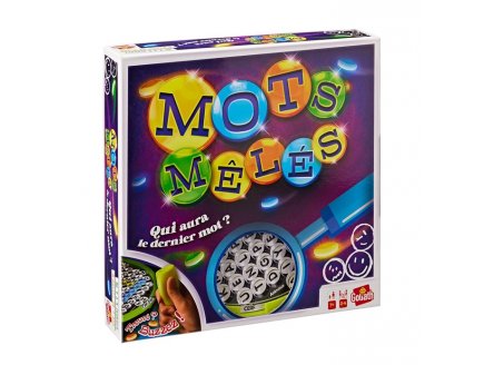 Mots mêlés, le Jeu de société - Observation, Lettres - Goliath - 370528 - Plateau, Famille