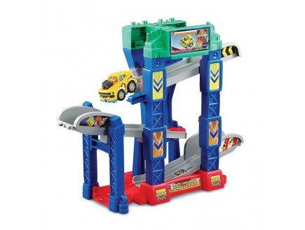 MULTI CASCADES JUMP&GO 4 EN 1 TUT TUT BOLIDES SERIE PRO - VTECH - 80556505 - CIRCUIT COURSE VOITURE