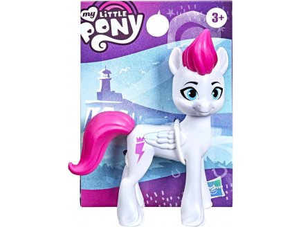 MY LITTLE PONY : PONEY BLANC ZIPP STORM 8 CM - MON PETIT PONEY - HASBRO