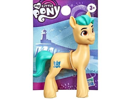 MY LITTLE PONY : PONEY JAUNE HITCH TRAIBLAZER 8 CM - MON PETIT PONEY - HASBRO