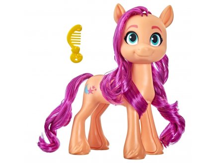 My little pony : Poney orange Sunny Starscout 22 cm avec peigne - Mon Petit Poney - Hasbro