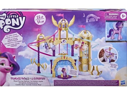 MY LITTLE PONY THE MOVIE : LA MAISON ROYALE 56CM + PONEY PRINCESS PETALS + ACCESSOIRES - HASBRO F2156 