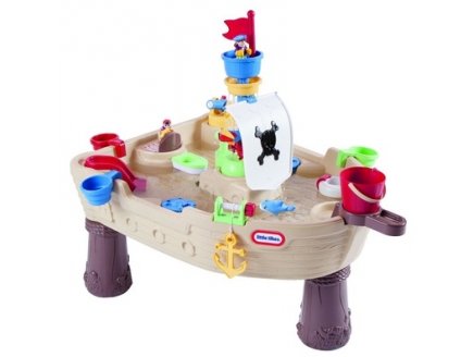 NAVIRE DE PIRATES A ANCRE - BATEAU TABLE D'ACTIVITES EAU - LITTLES TIKES