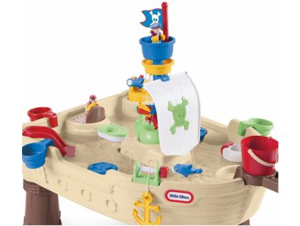 Navire de pirates a ancre - bateau table d'activites eau - littles tikes