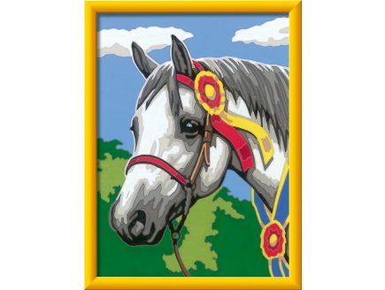 Numero d'art chevaux blanc dans le pre - Ravensburger - 200955