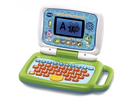 ORDI TABLETTE P'TIT GENIUS TOUCH VERT 2 EN 1 - VTECH - 80600905 - JEU EDUCATIF ELECTRONIQUE