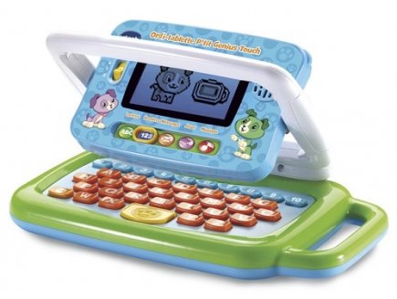 Ordi tablette p'tit genius touch vert 2 en 1 - Vtech - 80600905 - jeu educatif electronique
