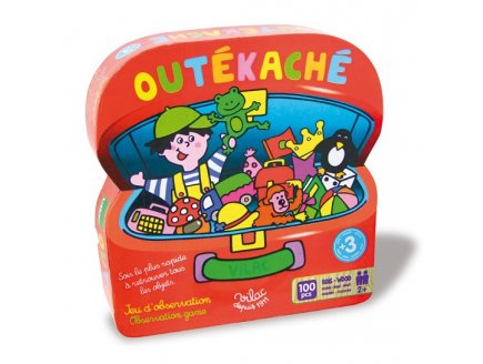 OUTEKACHE 100 PIECES EN BOIS - VILAC - 6110V - JEU D'OBSERVATION - CHERCHE ET TROUVE