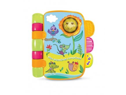 P'TIT LIVRE ENCHANTE, MES PREMIERES COMPTINES - VTECH - 138365 - LIVRE MUSICAL BEBE