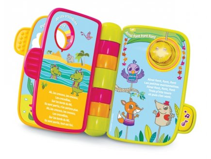 P'tit livre enchante, mes premieres comptines - Vtech - 138365 - livre musical bebe