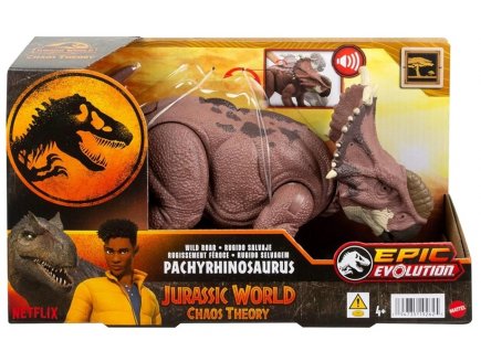 PACHYRHINOSAURUS RUGISSEMENT FEROCE - JURASSIC WORLD - MATTEL - HTK72 - DINOSAURE SONORE