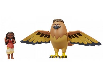 Pack aventures avec maui le demi-dieu - set disney vaiana + aigle maui - Hasbro - c0198