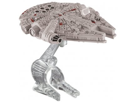 Pack de 2 vaisseaux star wars tie fighter et millennium falcon 7.5cm - hot wheels - Mattel - cgw95