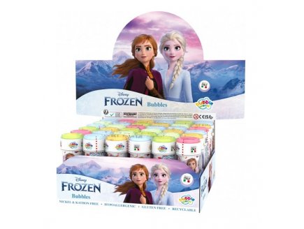 PACK DE 36 TUBES DE BULLES DE SAVON 60 ML DISNEY FROZEN - BUBBLE WORLD - PARTY ENFANT, JEU PLEIN AIR