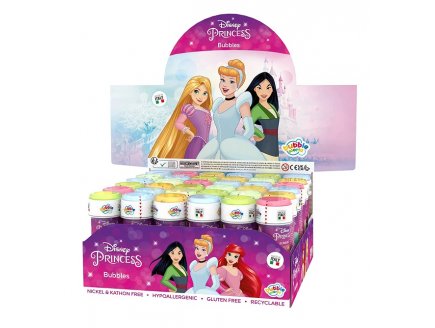 PACK DE 36 TUBES DE BULLES DE SAVON 60 ML DISNEY PRINCESS - BUBBLE WORLD - PARTY ENFANT, JEU PLEIN AIR