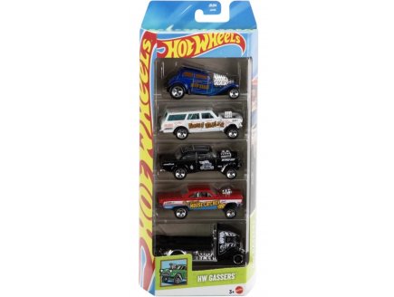 Pack de 5 v�hicules Hot Wheels : HW Gassers - Mattel - JBJ84 - Set voitures miniatures